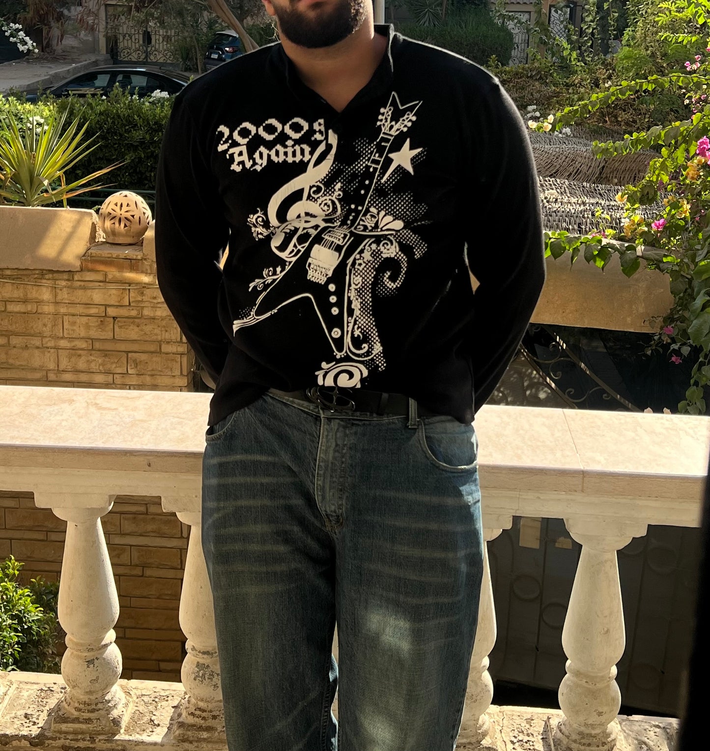 Printed sweater