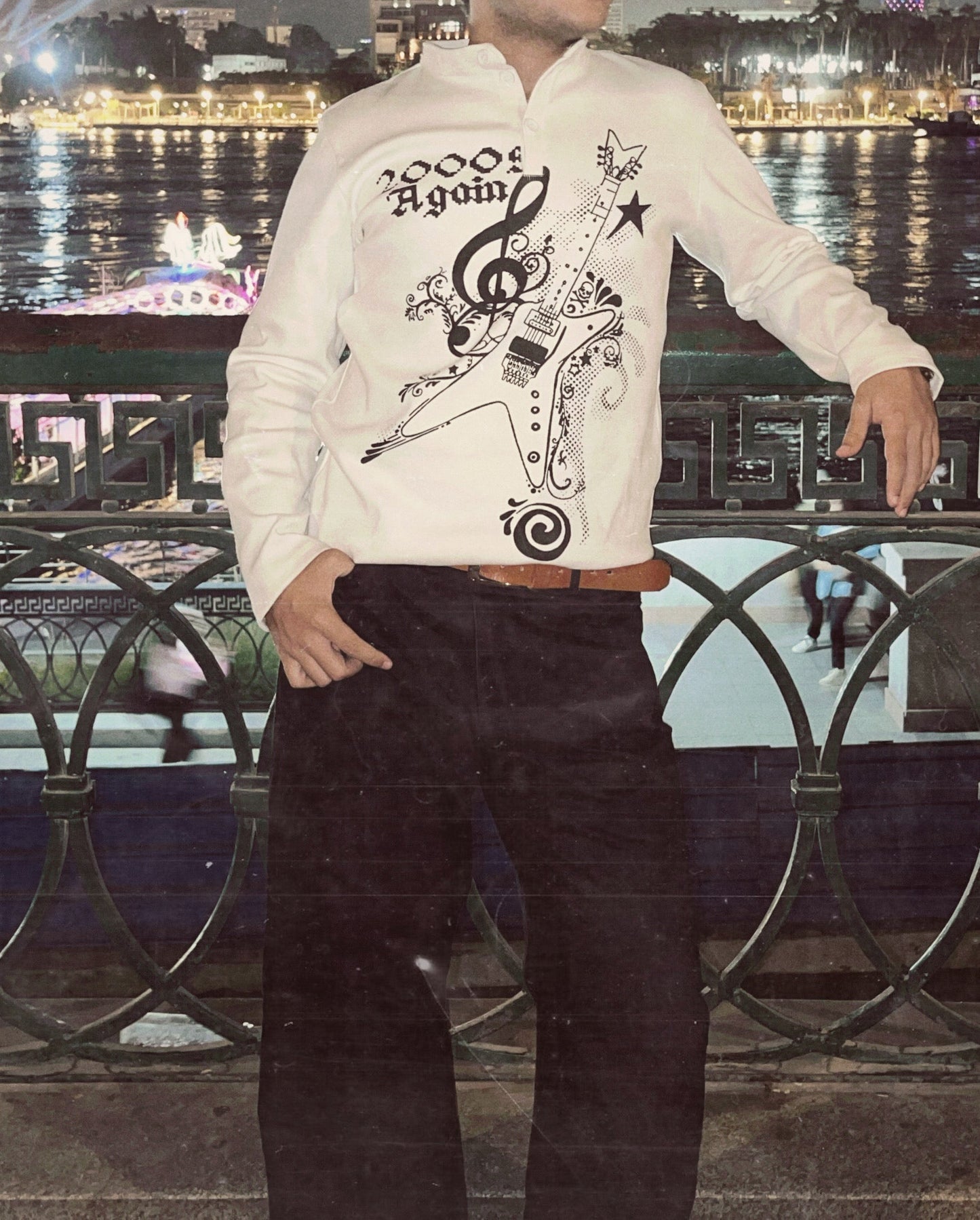 Printed sweater